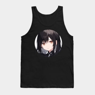 Anime style girl portrait Tank Top